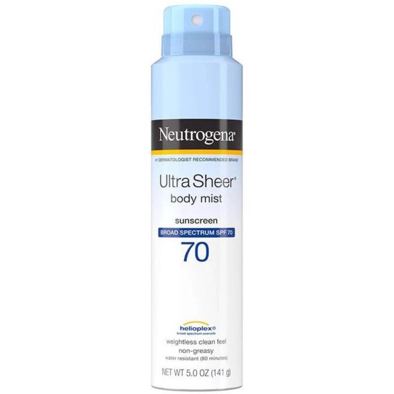 Kem chống nắng Neutrogena Ultra Sheer Body Mist Sunscreen (Nguồn: Internet)