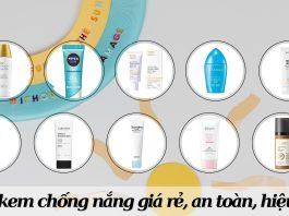 Top 10 kem chống nắng giá rẻ với thành phần an toàn giúp bảo vệ da hiệu quả (Nguồn: Internet)