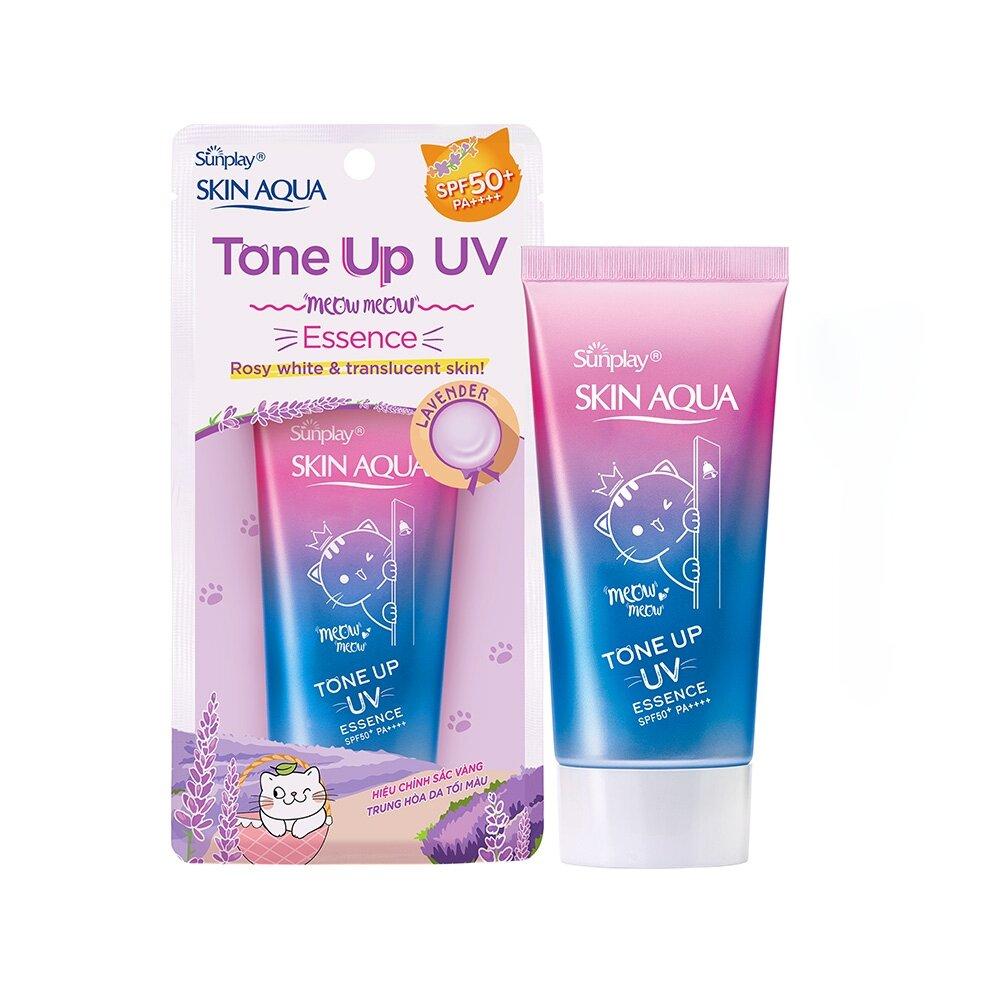 Sunplay Skin Aqua Tone Up UV Essence Lavender SPF50+ PA++++