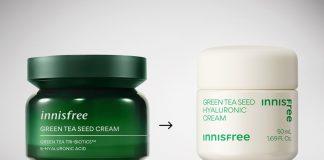 kem dưỡng ẩm trà xanh innisfree Green Tea Seed Hyaluronic Cream (Ảnh: Internet)