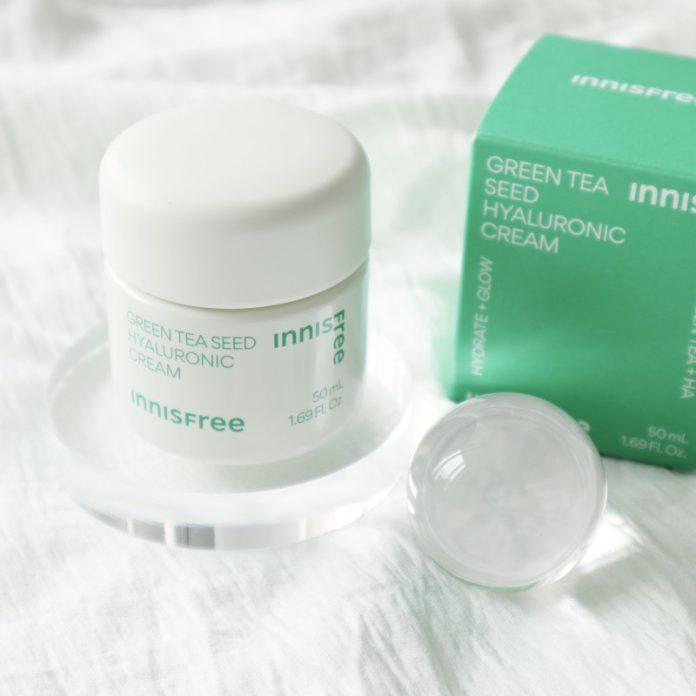 kem dưỡng ẩm trà xanh innisfree Green Tea Seed Hyaluronic Cream