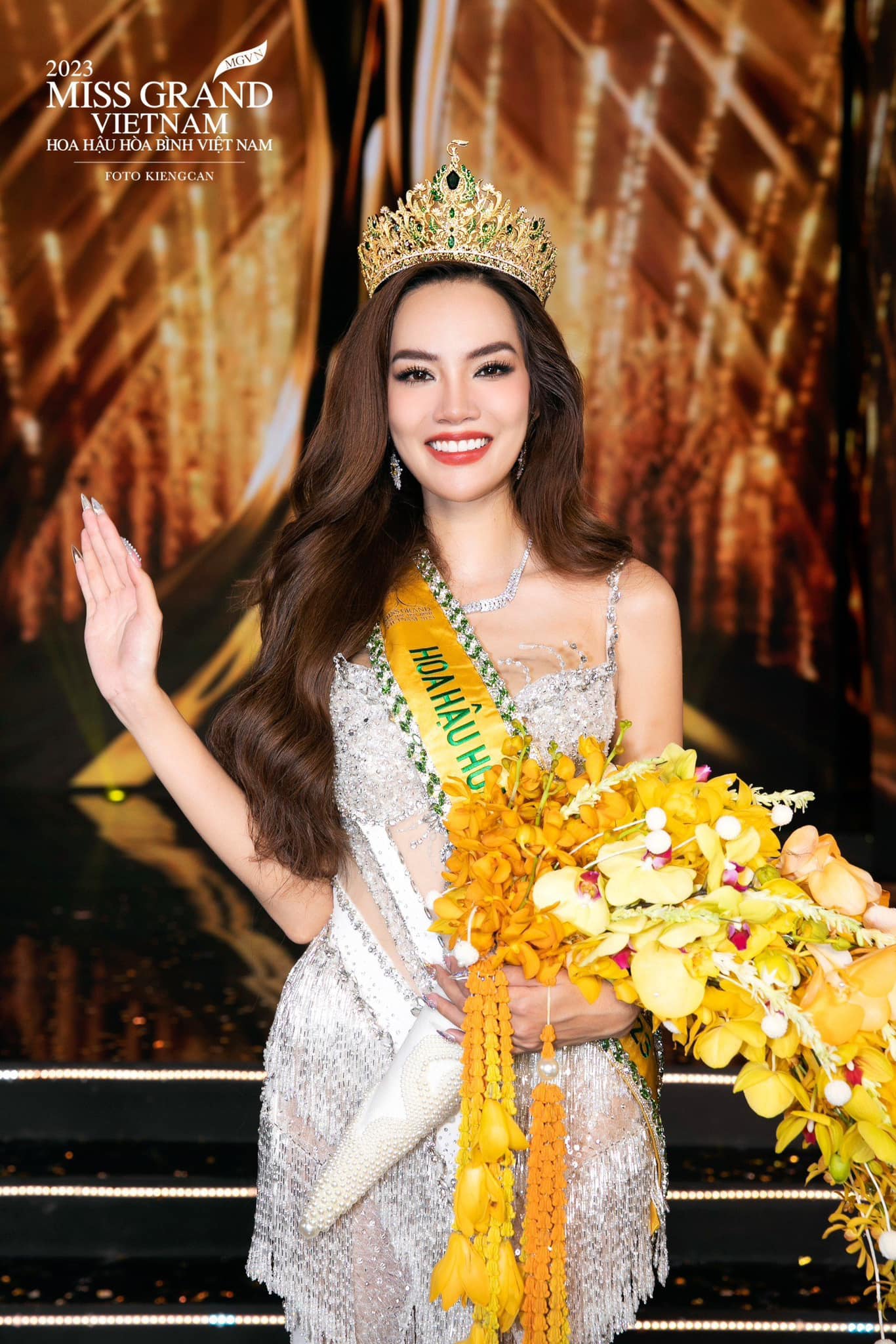 Lê Hoàng Phương tỏa sáng trong Miss Grand Vietnam 2023 (Ảnh: MGVN)