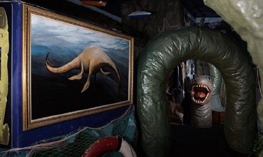 Mô hình trưng bày của quái vật Nessie (Ảnh: Internet)