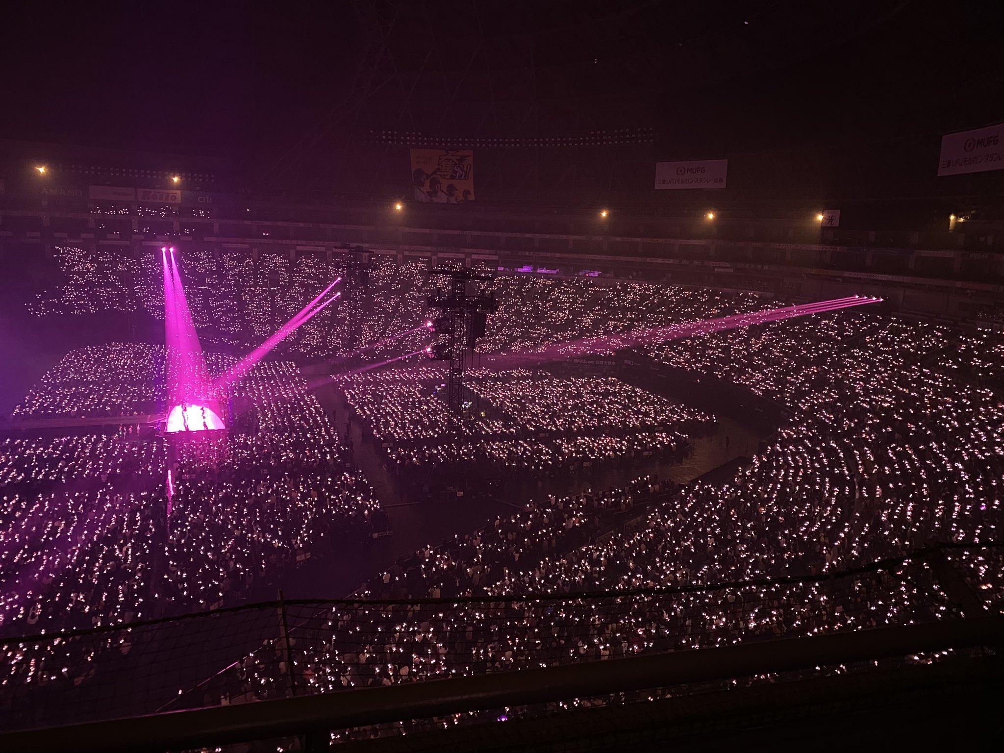Biển hồng từ BLINKS dành cho BLACKPINK tại Tokyo Dome (Ảnh: Internet)