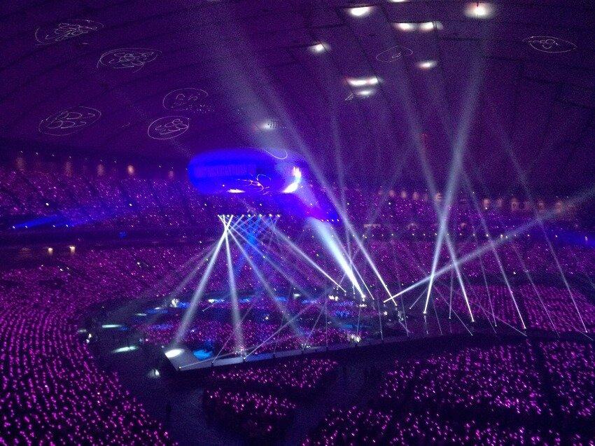 Girls’ Generation biểu diễn tại Tokyo Dome với lượng fan hâm mộ khủng (Ảnh: Internet)