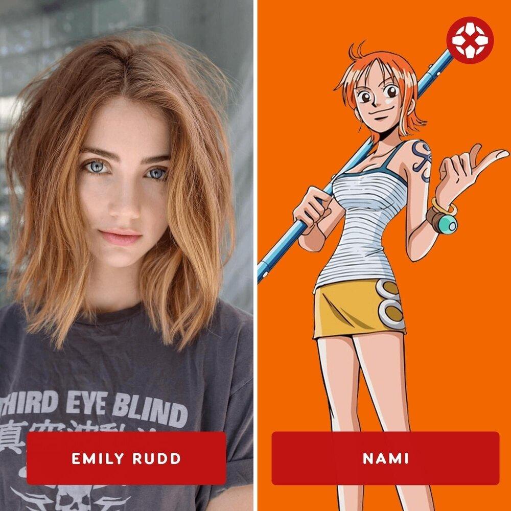 Emily Rudd trong vai Nami