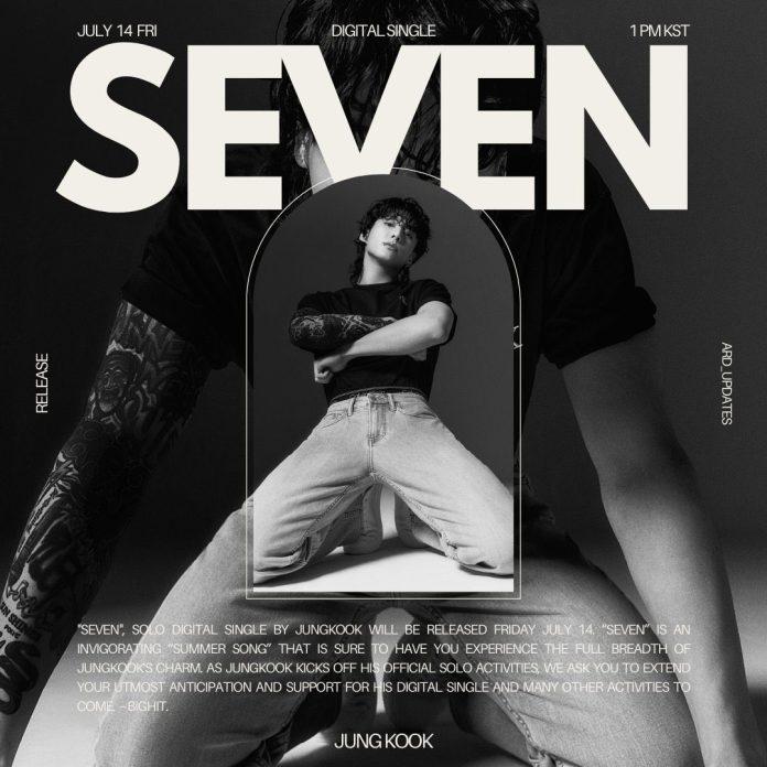 Bản solo đầu tay "Seven" của Jungkook đem lại loạt thành tích khủng (Ảnh: Internet)