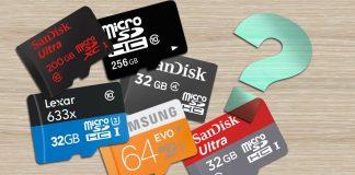 Có nhiều loại thẻ microSD khác nhau (Ảnh: Internet)