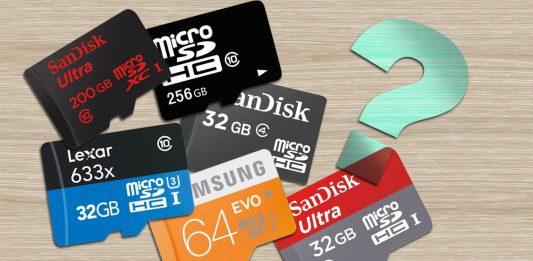 Có nhiều loại thẻ microSD khác nhau (Ảnh: Internet)