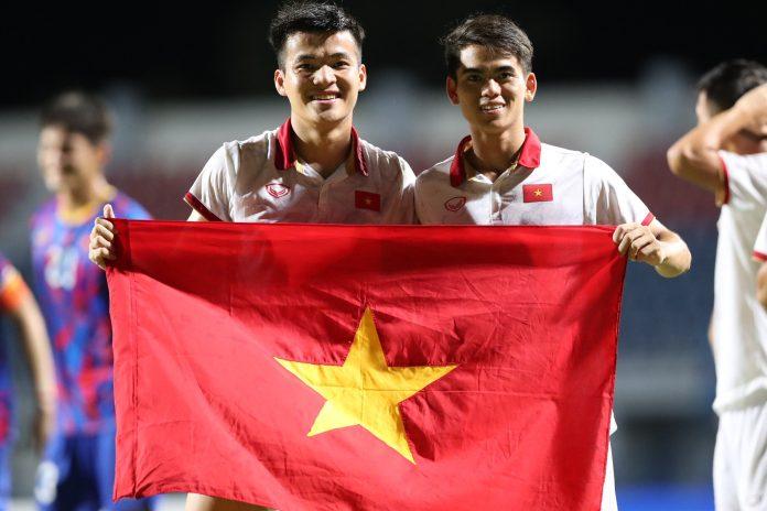 U23 Việt Nam ăn mừng chiến thắng trận chung kết U23 Đông Nam Á. Ảnh: Internet