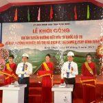 UBND tỉnh Bình Định khởi công dự án tuyến đường với tổng đầu tư 1171 tỉ đồng (ảnh: Internet)