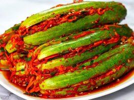 Chia sẻ công thức làm kim chi dưa leo của người Hàn Quốc ít ai biết! Cách làm món kim chi dưa leo. (Nguồn: Cô Ba Bình Dương)