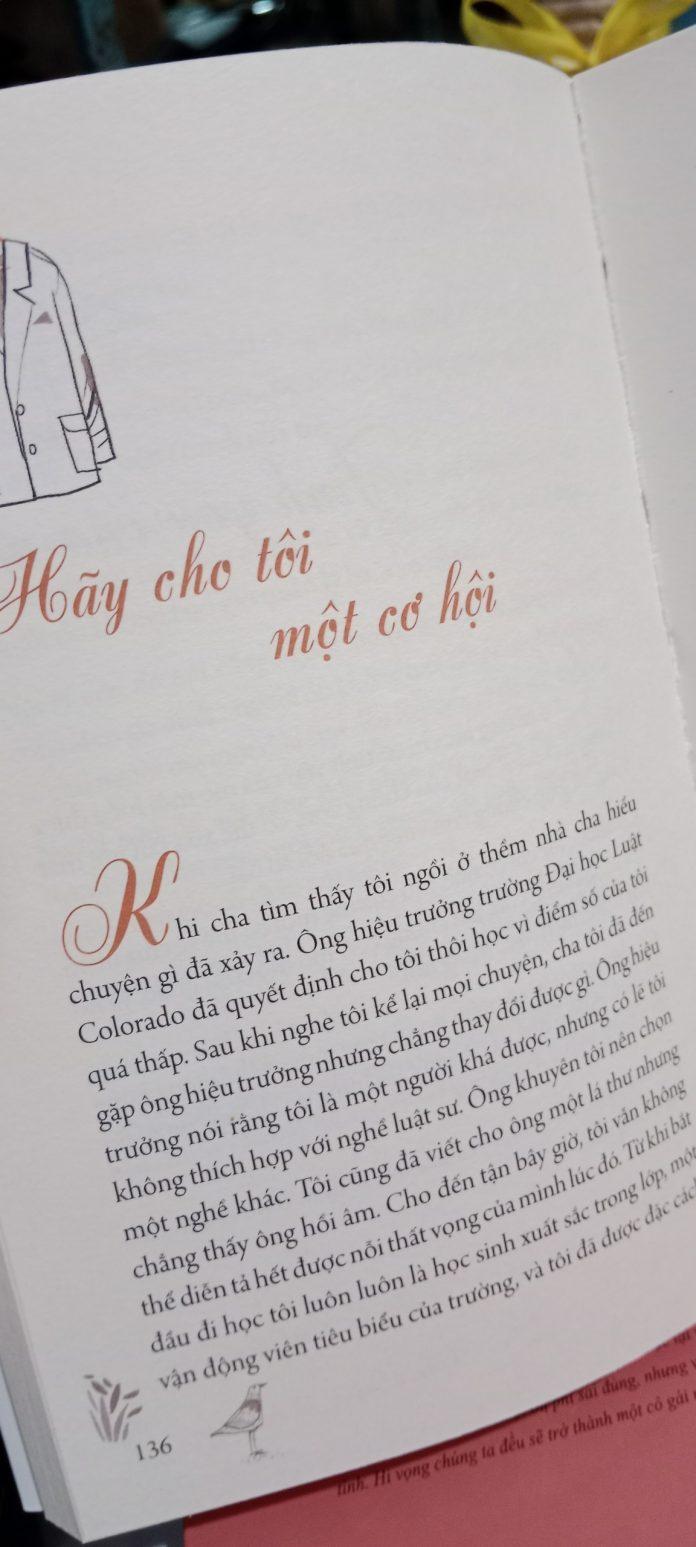 "Qua thầy tôi biết được tầm quan trọng của việc cho người khác cơ hội" (Ảnh: bởi tôi)