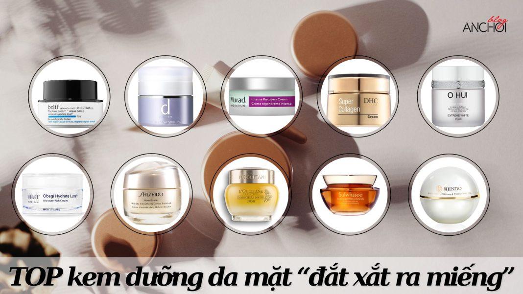 TOP 10 kem dưỡng da mặt “đắt xắt ra miếng” xứng đáng với chất lượng (Nguồn: Internet)