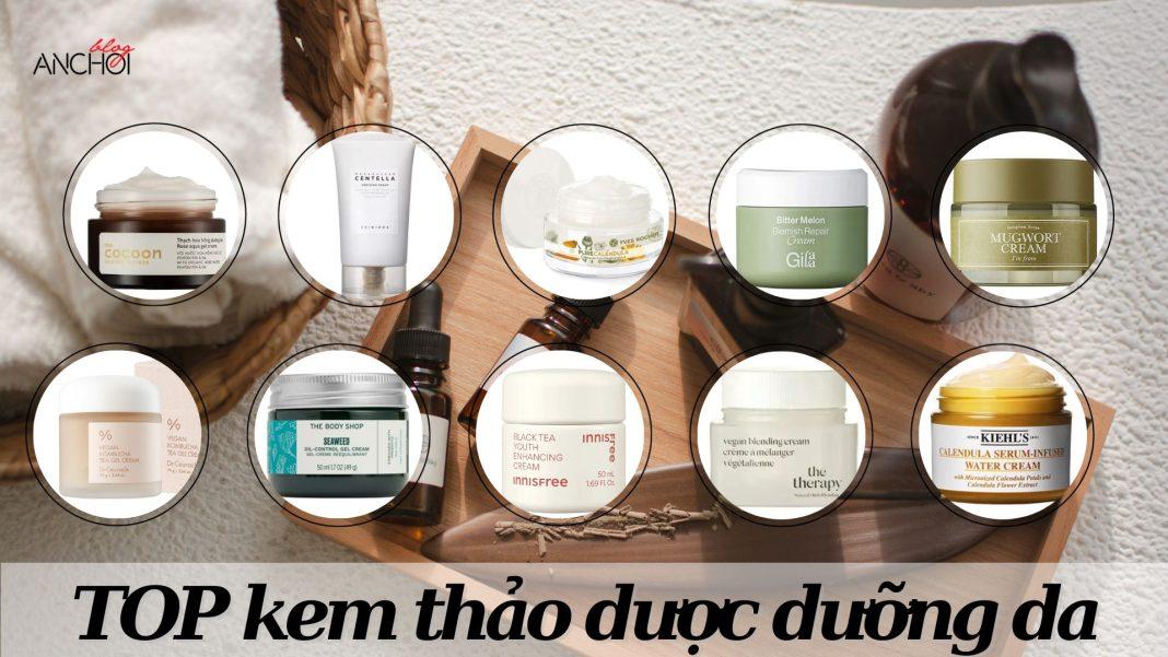 TOP 10 kem thảo dược dưỡng da: vừa lành tính vừa có chất lượng 