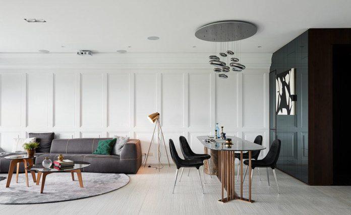 Kết hợp phong cách thiết kế nội thất và hiện đại (Ảnh: internet)