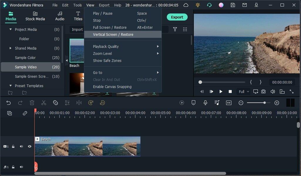 Phần mềm chỉnh sửa video Filmora (Ảnh: Internet)
