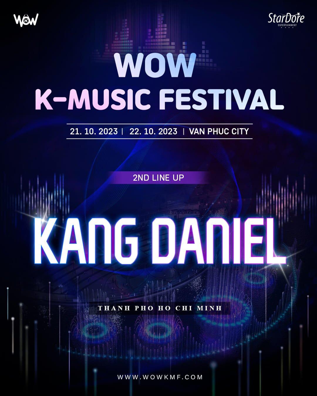 Poster công bố Kang Daniel sẽ tham gia
