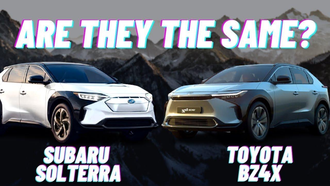 Subaru Solterra rất giống với Toyota bZ4X (Ảnh: Internet)