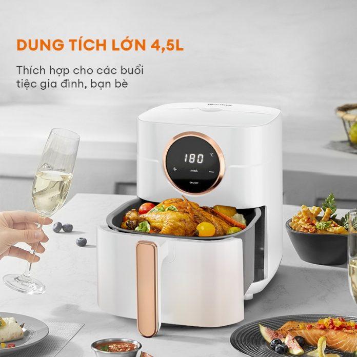 Nồi chiên không dầu Gaabor GA-E45A02 nhỏ gọn & thiết kế trang nhã (Internet)