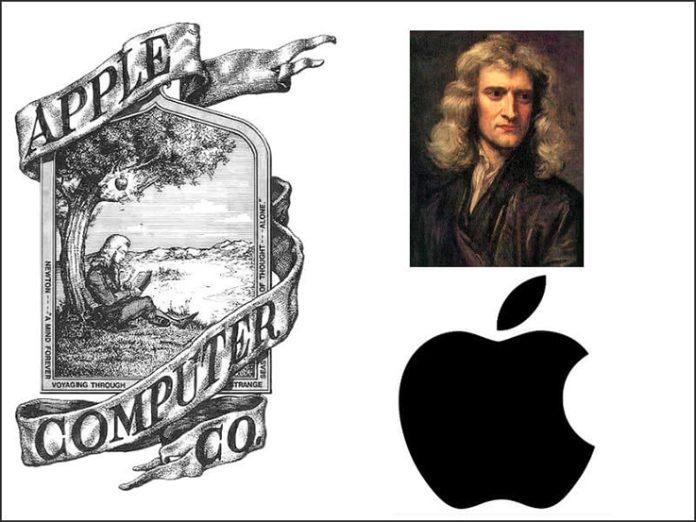 Logo đầu tiên của Apple được lấy cảm hứng từ Issac Newton (Ảnh: Internet)