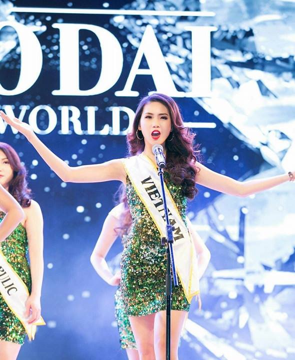 Bùi Quỳnh Hoa bất ngờ đăng quang ở cuộc thi mà ban đầu cô chỉ định "thử sức" để rèn luyện trước đêm thi Hoa hậu Hoàn vũ (Ảnh: Internet)