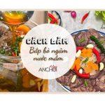 Cách làm món bắp bò ngâm nước mắm. (Nguồn: BlogAnChoi)