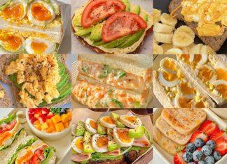 Gợi ý công thức ăn sáng giảm cân từ bánh sandwich đơn giản tại nhà (Nguồn: internet)