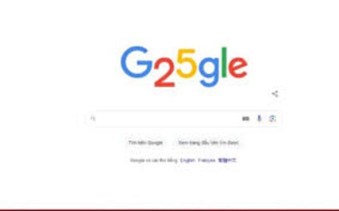 Sinh nhật thứ 25 của Google (Nguồn: Internet)