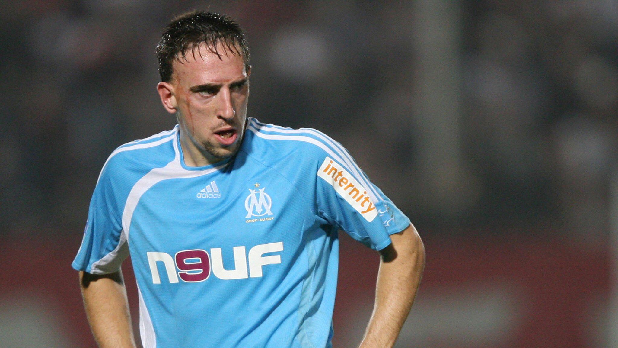 Franck Ribery thời còn thi đấu cho Marseille (Ảnh: Internet)