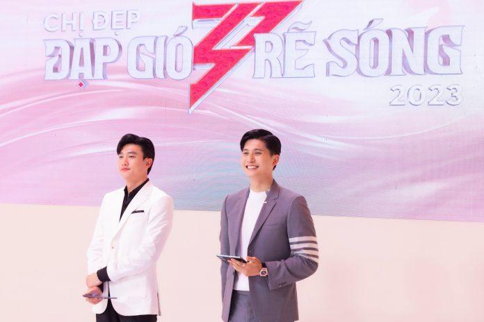 Hai host của chương trình: diễn viên Quang Trường và diễn viên, người mẫu Lâm Bảo Châu (Nguồn: Internet)