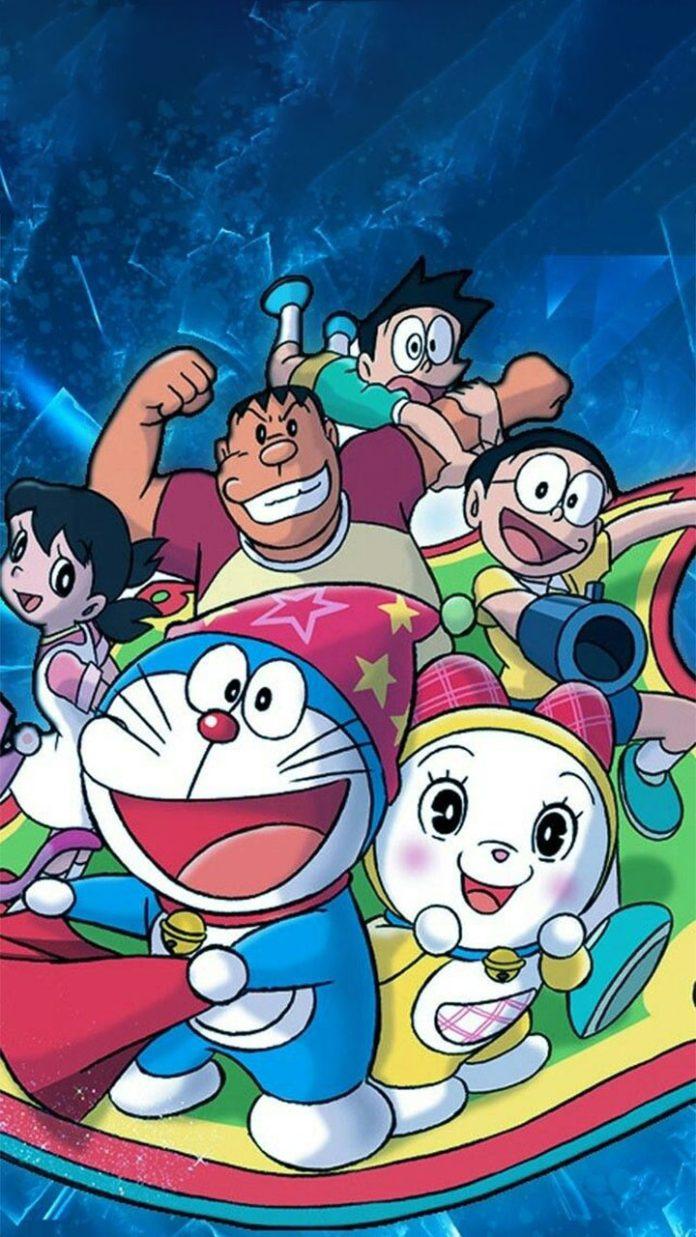 Hình nền Doraemon và những người bạn (Nguồn: Internet)