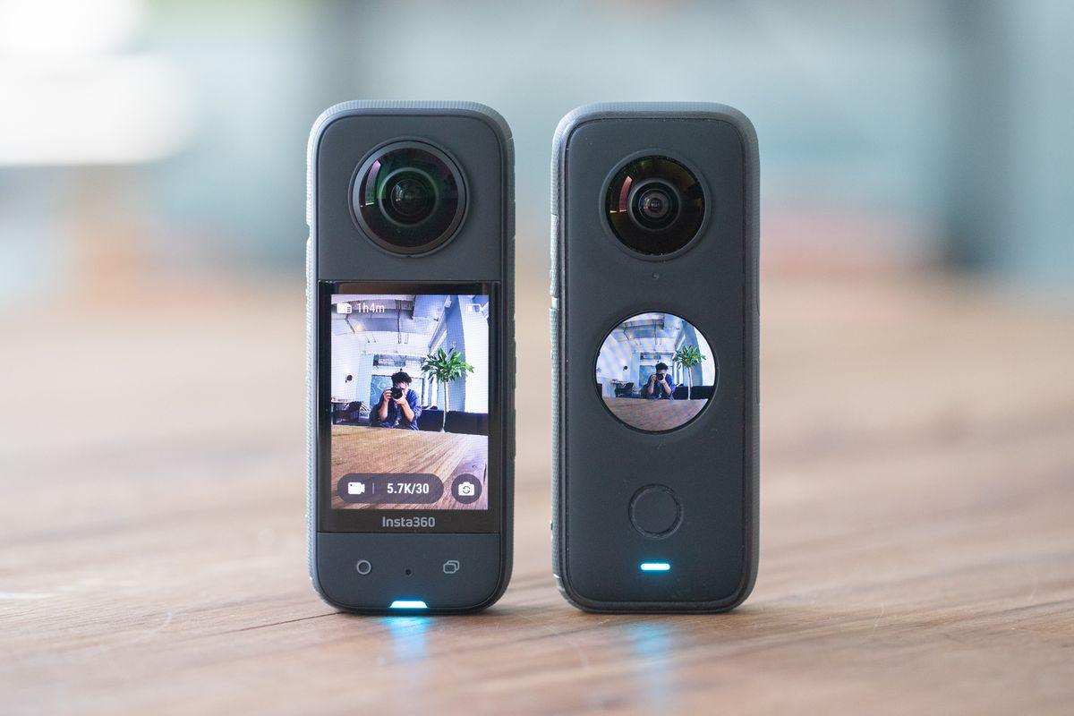 Insta360 X3 có màn hình 2.29 tiện lợi cho việc thao tác khi quay phim hay chụp ảnh (Ảnh: Internet)