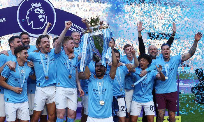 Manchester City vô địch Ngoại hạng Anh mùa giải 2022-2023 (Ảnh: Internet)