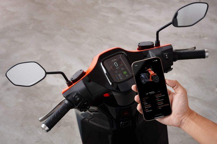 Dat bike Quantum có thể cập nhật phần mềm qua điện thoại thông minh (Ảnh: Internet)