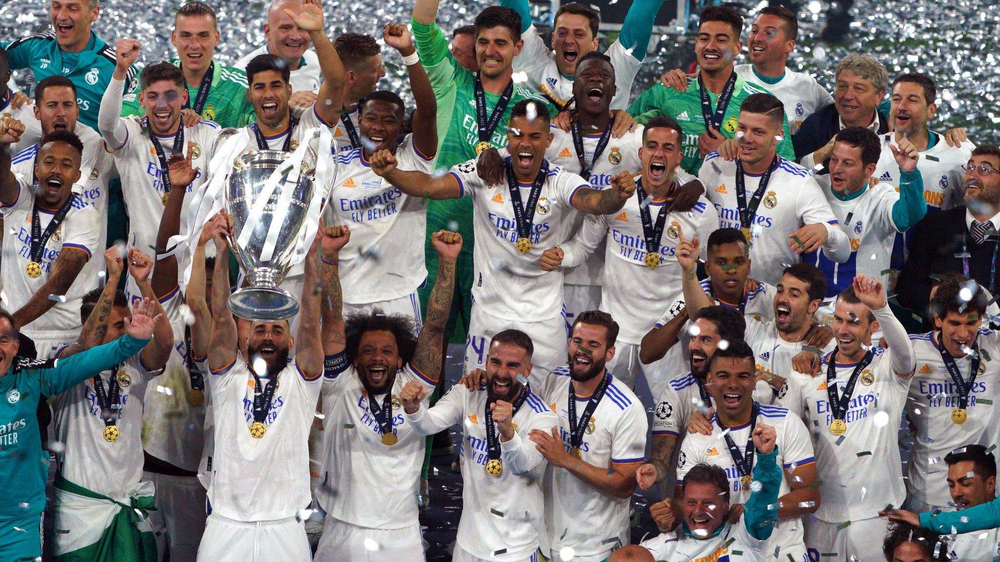 CLB Real Madrid vô địch UEFA Champions League mùa giải 2021 - 2022 (Ảnh: Internet)