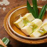 Sắn hấp cốt dừa lá nếp (Ảnh: Facebook Esheep Kitchen)