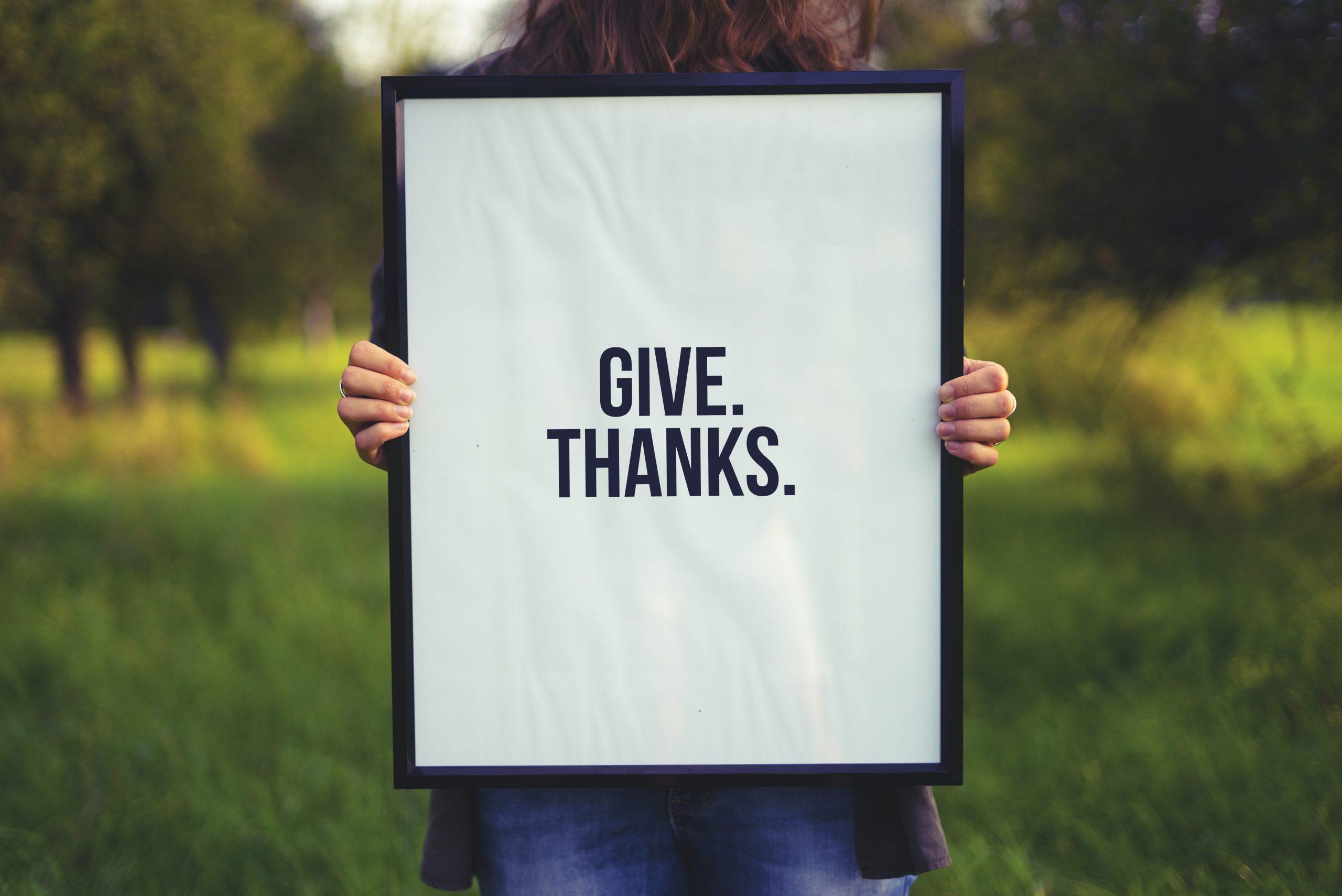 Cảm thấy biết ơn vì những gì bạn đang có. (Nguồn: Internet)