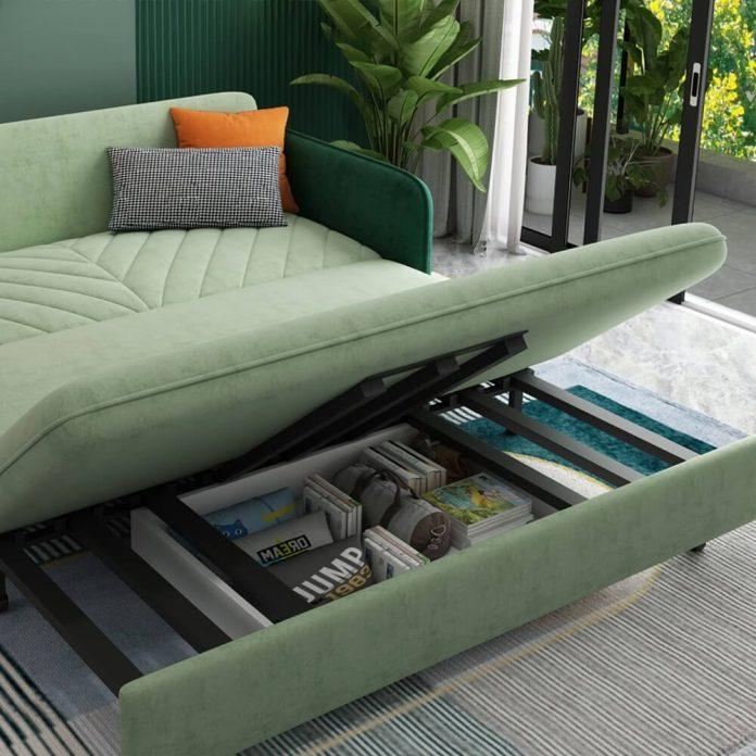 Mẹo trang trí nội thất Sofa giường cho phòng khách (ảnh: Internet)