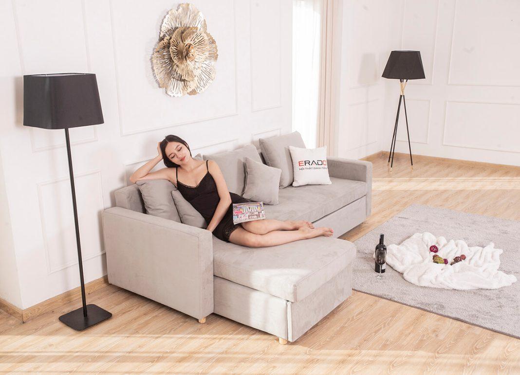 Mẹo trang trí nội thất Sofa giường cho phòng khách (ảnh: Internet)