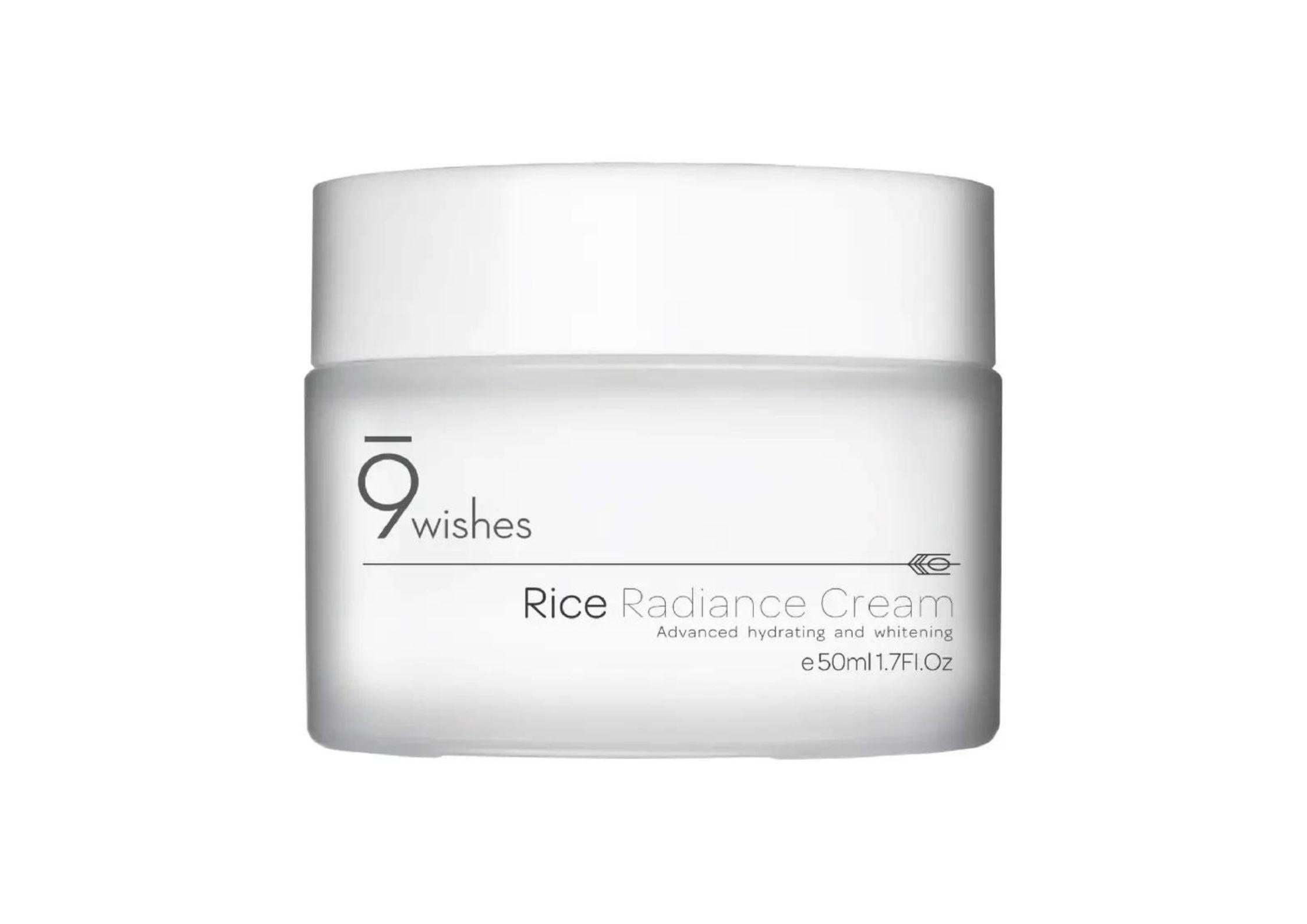 Kem dưỡng trắng da Hàn Quốc - 9 Wishes Rice Radiance Cream (Ảnh: Internet).