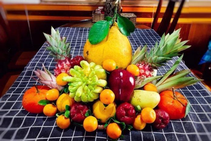 Các loại trái cây kiêng kỵ bày lên bàn thờ (Ảnh: Internet)