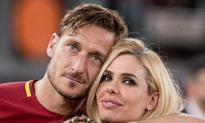 Totti và vợ (Ảnh: Internet)