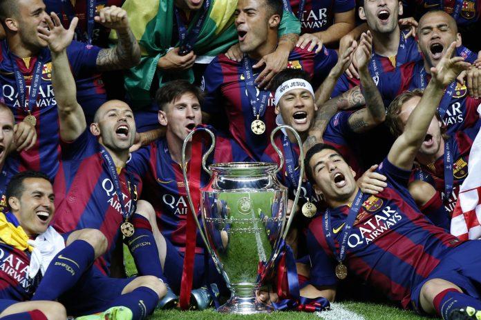 Câu lạc bộ Barcelona vô địch UEFA Champions League mùa giải 2014 - 2015 (Ảnh: Internet)