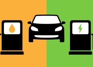 So sánh giá xe điện và xe xăng (Ảnh: Internet)