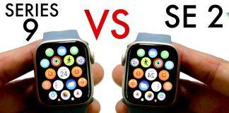 Apple Watch SE 2023 VS Apple Watch 9 (Ảnh: Internet)