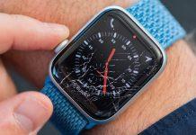 Đồng hồ Apple Watch bị vỡ màn hình (Ảnh: Internet)