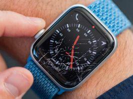 Đồng hồ Apple Watch bị vỡ màn hình (Ảnh: Internet)