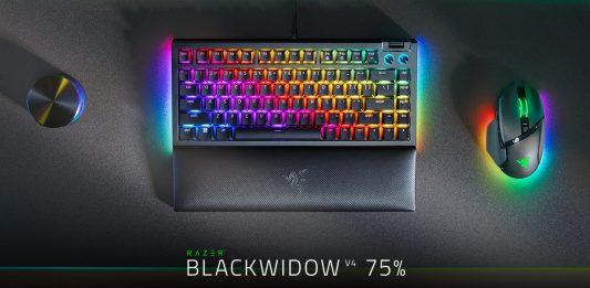 Bàn phím chơi game Razer BlackWidow V4 75% (Ảnh: Internet)