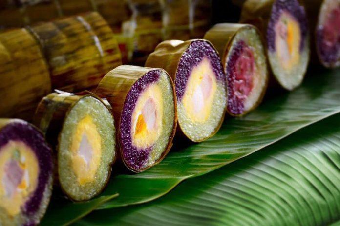 Bánh tét mật cật - món ngon truyền thống của Phú Quốc ( Ảnh: Internet )